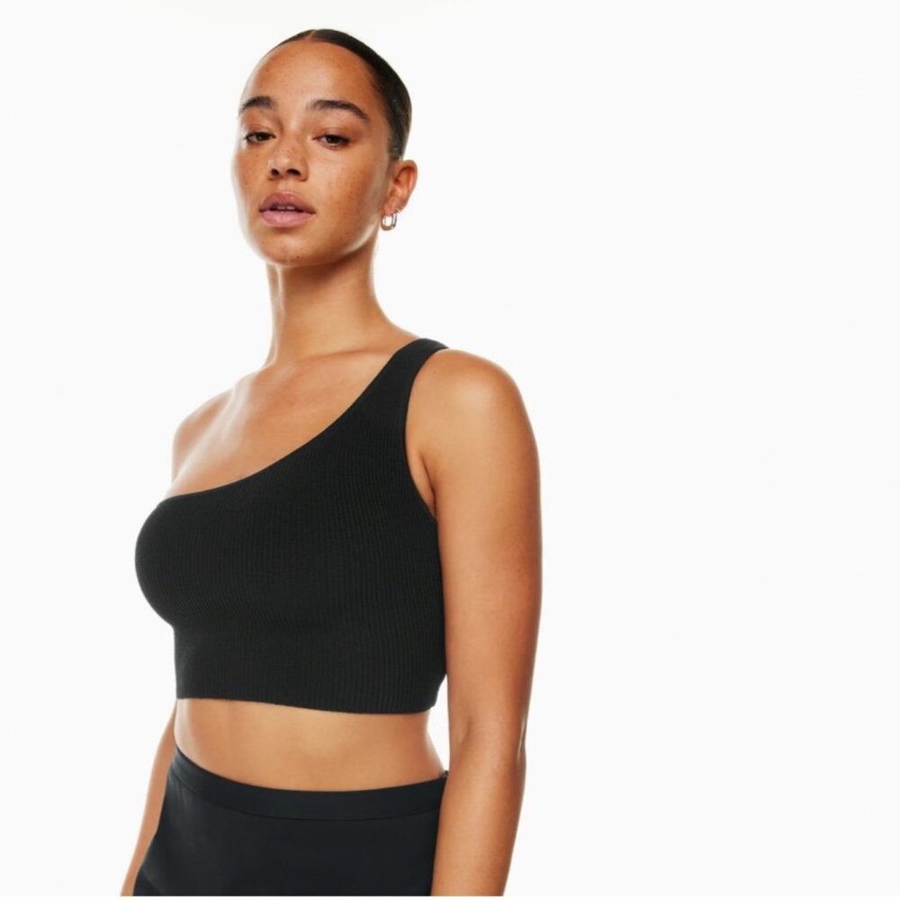 Aritzia Babaton one shoulder top small